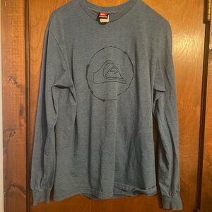 Quiksilver Men’s Ocean Blue Long Sleeve Tee